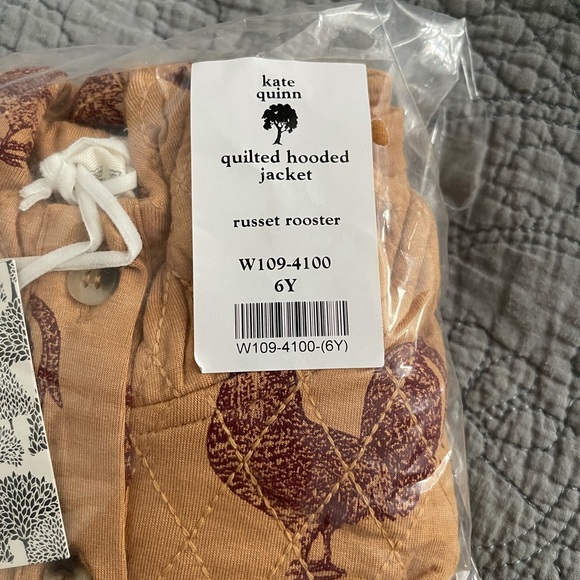 NWT Kate Quinn quilted hooded jacket - Picture 3 of 3